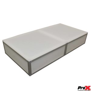 ProX Lumo Stage Acrylic Platform 2'x'2x8" Cube Section Riser for LED Lighting Dance Floor - Image 10