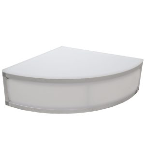 ProX Lumo Stage Acrylic Platform 2'x'2x8" Rounded Cube Section Riser for LED Lighting Dance Floor - Image 7