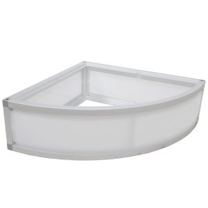 ProX Lumo Stage Acrylic Platform 2'x'2x8" Rounded Cube Section Riser for LED Lighting Dance Floor - Image 15