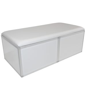 ProX LUMOStage 2 Ft X 4 Ft White Padded Seat Cushion - Image 3