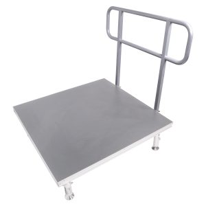 ProX XSQ-GR8FTPROMK2 8 Ft. Professional Single Guard Rail for StageQ MK2 Portable Stage Platform - Image 2