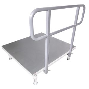 ProX XSQ-GR8FTPROMK2 8 Ft. Professional Single Guard Rail for StageQ MK2 Portable Stage Platform