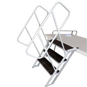 ProX StageQ 3 Step Heavy Duty Foldable Adjustable 18 to 28 Inch with Rail - Image 2