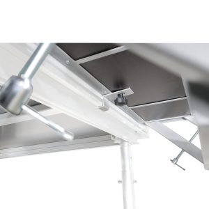 ProX StageQ 3 Step Heavy Duty Foldable Adjustable 18 to 28 Inch with Rail - Image 6