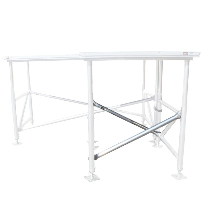 ProX Z Frame 1 Meter Pole W-Clamps for StageQ MK2 Series Stages - Image 4