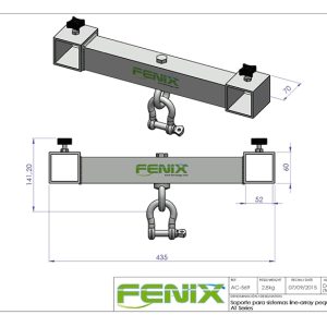 Stand for Fenix XT-AT06 Line Arrays systems - Image 2