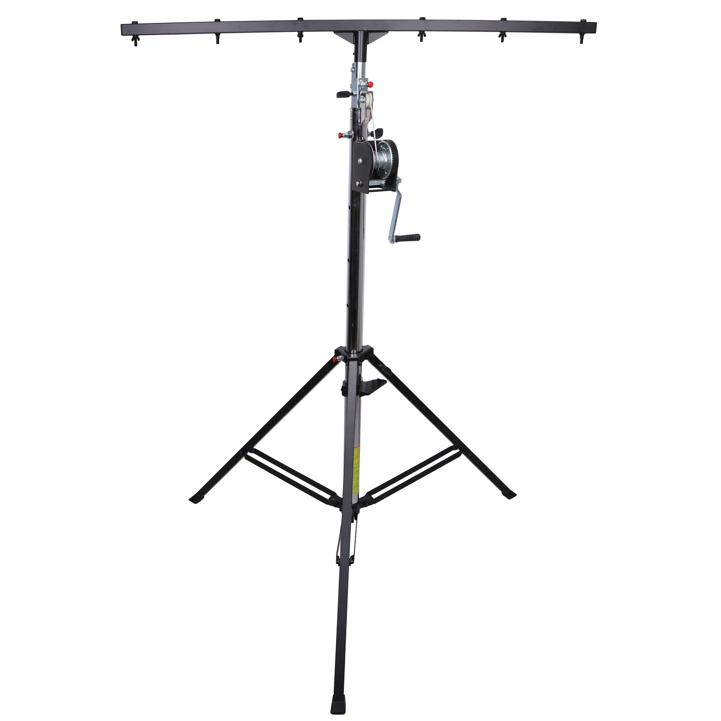 XT-CRANK22FT-400 Heavy Duty 22 Ft. High Truss Crank Up Lighting Stand 400  Lbs. Capacity Includes T-Adapter Truss Mount