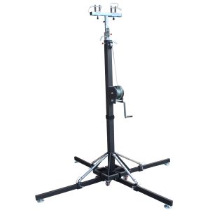 18 Ft. Lighting Crank Truss Stand 330 Lbs.Capacity Includes T-Adapter Truss Mount