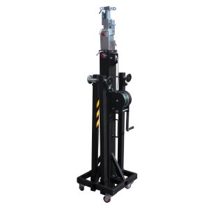 XT-CRANK22FT-400 Heavy Duty 22 Ft. High Truss Crank Up Lighting Stand 400 Lbs. Capacity Includes T-Adapter Truss Mount - Image 2