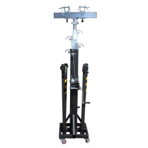 XT-CRANK22FT-400 Heavy Duty 22 Ft. High Truss Crank Up Lighting Stand 400 Lbs. Capacity Includes T-Adapter Truss Mount - Image 3