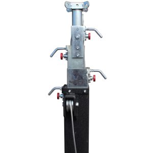 XT-CRANK22FT-400 Heavy Duty 22 Ft. High Truss Crank Up Lighting Stand 400 Lbs. Capacity Includes T-Adapter Truss Mount - Image 6