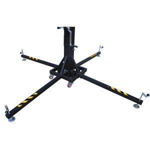 XT-CRANK22FT-400 Heavy Duty 22 Ft. High Truss Crank Up Lighting Stand 400 Lbs. Capacity Includes T-Adapter Truss Mount - Image 7