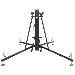 21 Ft. Lift Frontal Loading Lifting Tower for Line Array - Max Load 500kg-1102 lbs | Black Aluminum - Image 2