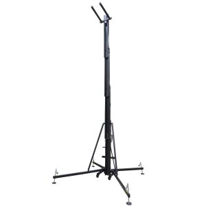 21 Ft. Lift Frontal Loading Lifting Tower for Line Array - Max Load 500kg-1102 lbs | Black Aluminum - Image 4