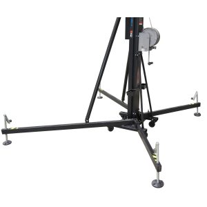21 Ft. Lift Frontal Loading Lifting Tower for Line Array - Max Load 500kg-1102 lbs | Black Aluminum - Image 7