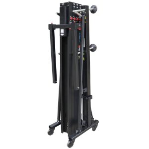 21 Ft. Lift Frontal Loading Lifting Tower for Line Array - Max Load 500kg-1102 lbs | Black Aluminum - Image 8