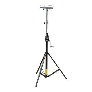 14 Ft Lighting Crank Truss Stage Stand Includes T-Adapter Truss Mount 200 Lb. Capacity - Image 9