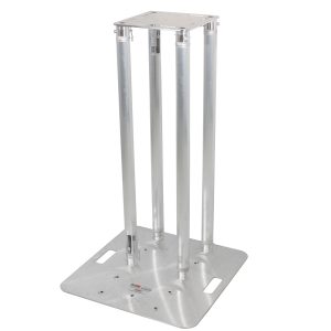 3.28 Foot Totem Package Includes a 12in Top Plate, 24in Base Plate and Four 1M F31 Tubes W-White Scrim Cover - Image 2