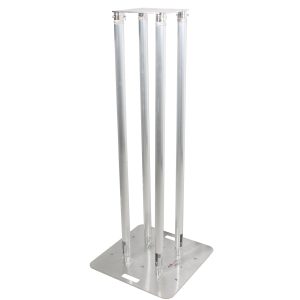 4.92ft Totem Package Includes a 12in Top Plate, 24in Base Plate and Four 1.5m F31 Tubes W-White Scrim Cover