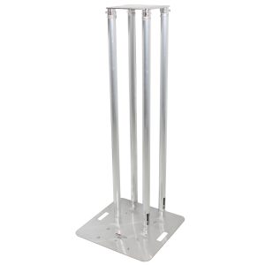 4.92ft Totem Package Includes a 12in Top Plate, 24in Base Plate and Four 1.5m F31 Tubes W-White Scrim Cover - Image 2