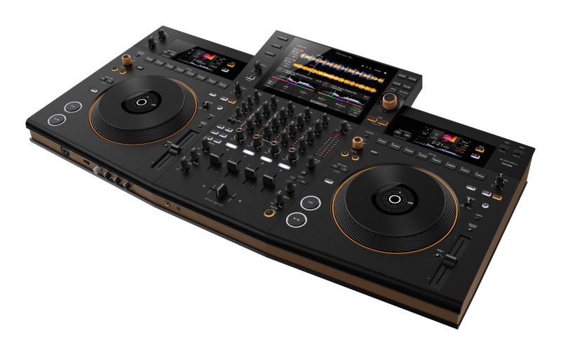 Side view of 4-Channel Standalone DJ Controller