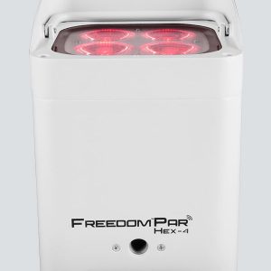Chauvet DJ Freedom Par Hex-4 RGBAW+UV Battery Par Can - White - Image 2