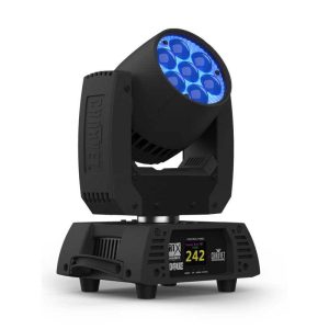 Main view of RGBW LED yoke wash fixture