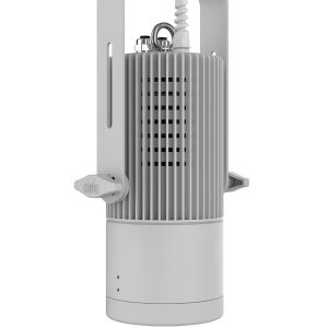 Side view of convection cooled house light