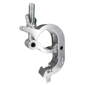 Aluminum Pro Slim Hook Style Clamp for 2" Truss Tube Capacity 330 Lbs.