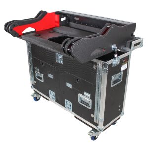 For Digico Quantum 225 Flip-Ready Hydraulic Console Easy Retracting Lifting Flight Case and wheels (Custom Order) - Image 4