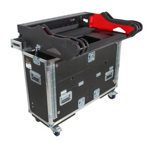 For Digico Quantum 225 Flip-Ready Hydraulic Console Easy Retracting Lifting Flight Case and wheels (Custom Order) - Image 5