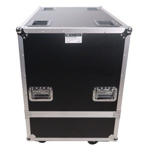 Universal Dual Speaker Flight Case Fits 2x JBL VRX918SP and more 24x20x30 in. - Image 13