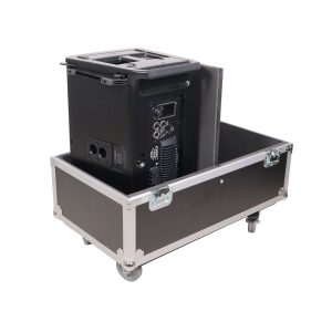 Universal Dual Speaker Flight Case Fits (2) QSC KLA12 EV ETX12P - 25x17x15 in. - Image 9