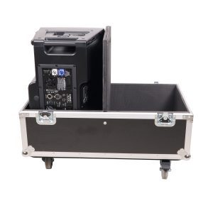 Universal Dual Speaker Flight Case Fits (2) QSC KLA12 EV ETX12P - 25x17x15 in. - Image 5
