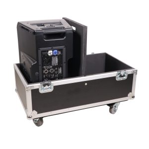 Universal Dual Speaker Flight Case Fits (2) QSC KLA12 EV ETX12P - 25x17x15 in. - Image 4