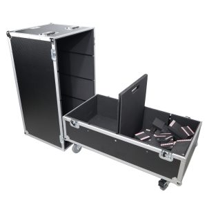 Universal Dual Speaker Flight Case Fits (2) QSC KLA12 EV ETX12P - 25x17x15 in. - Image 17
