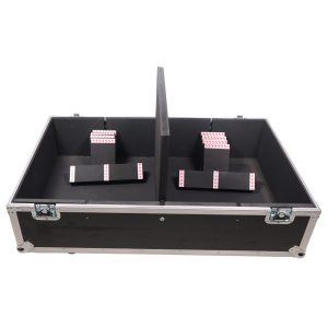 Universal Dual Speaker Flight Case Fits (2) QSC KLA12 EV ETX12P - 25x17x15 in. - Image 19