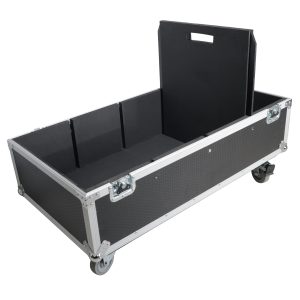 Universal Dual Speaker Flight Case Fits (2) QSC KLA12 EV ETX12P - 25x17x15 in. - Image 14
