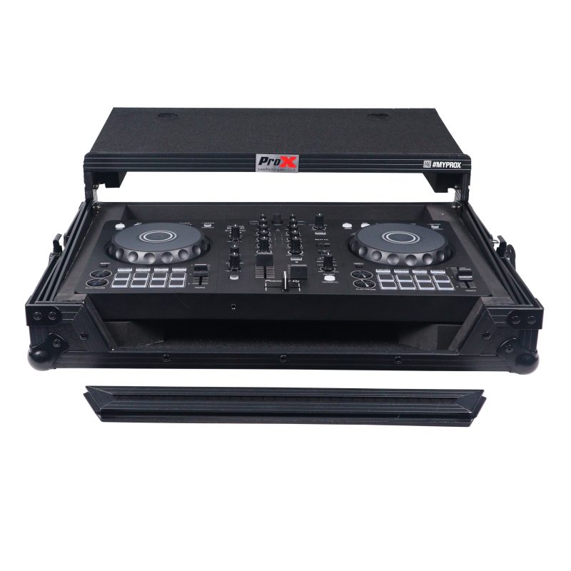 ATA Flight Road Case For Pioneer DDJ-FLX4 DDJ-SB3 DDJ-400 DJ Controller with Laptop Shelf - Black Finish - Image 18