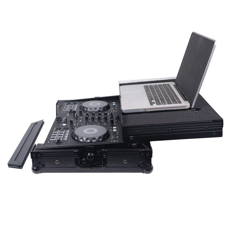 ATA Flight Road Case For Pioneer DDJ-FLX4 DDJ-SB3 DDJ-400 DJ Controller with Laptop Shelf - Black Finish - Image 7