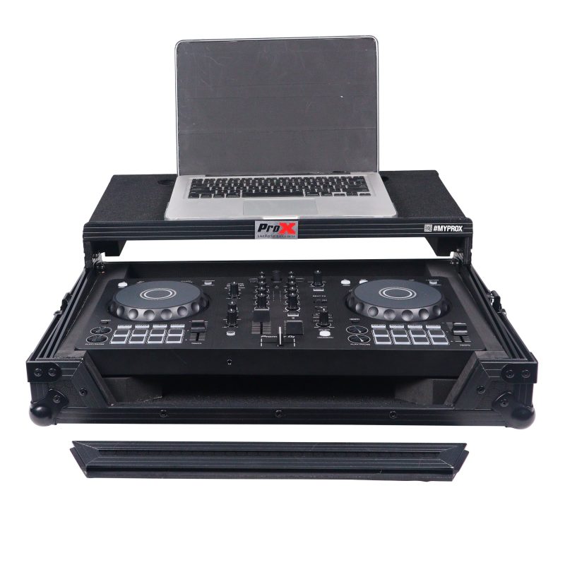 ATA Flight Road Case For Pioneer DDJ-FLX4 DDJ-SB3 DDJ-400 DJ Controller with Laptop Shelf - Black Finish - Image 15