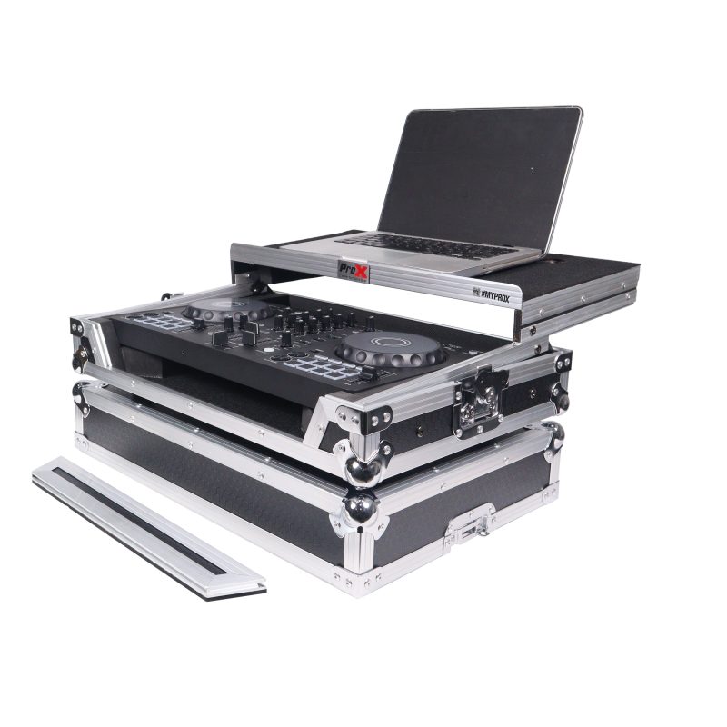 ATA Flight Road Case For Pioneer DDJ-FLX4 DDJ-400 DDJ-SB3 DJ Controller with Laptop Shelf - Image 2