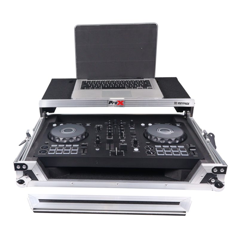 ATA Flight Road Case For Pioneer DDJ-FLX4 DDJ-400 DDJ-SB3 DJ Controller with Laptop Shelf - Image 11