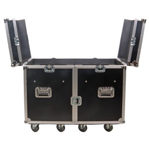 ATA Flight Style Road Case for (2) Moving Head Lighting Fixtures with (6) 4 inch Casters - Image 4