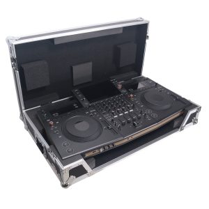 ATA Flight Style Road Case For Pioneer Opus Quad DJ Controller with 1U Rack Space and Wheels - Image 6