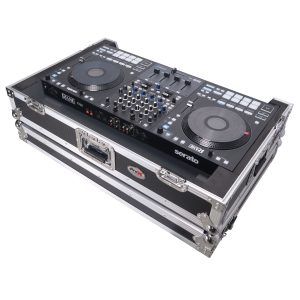ATA Flight Style Road Case For RANE Four DJ Controller with 1U Rack Space and Wheels - Image 3