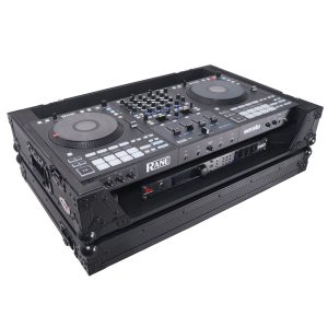 ATA Flight Style Road Case For RANE Four DJ Controller with 1U Rack Space and Wheels - Black Finish - Image 6