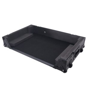 ATA Flight Style Road Case For RANE Four DJ Controller with 1U Rack Space and Wheels - Black Finish - Image 10