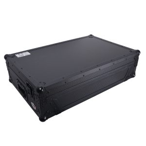 ATA Flight Style Road Case For RANE Four DJ Controller with 1U Rack Space and Wheels - Black Finish - Image 12