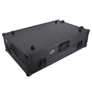 ATA Flight Style Road Case For RANE Four DJ Controller with 1U Rack Space and Wheels - Black Finish - Image 13